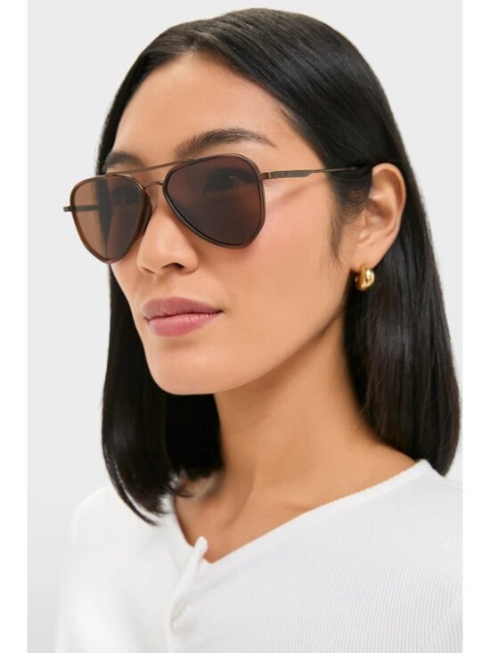 Sunski Astra Polarized Sunglasses in Tortoise Amber New Womens Sunnies main image 8